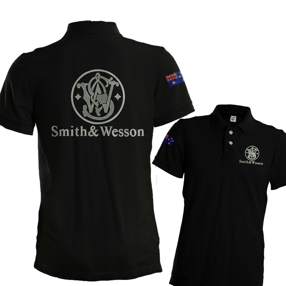 Sport Shooting Team Australia Polo Shirt Hunting Ceska Smith Wesson