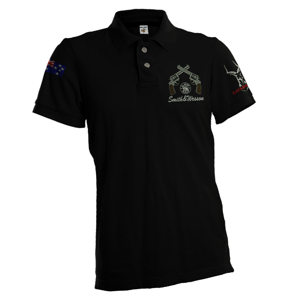 Sport Shooting Team Australia Polo Shirt Hunting Ceska Smith Wesson