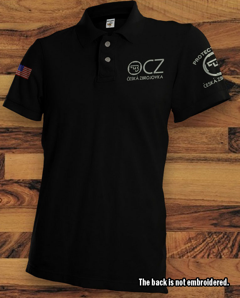 Sport Shooting Team USA Polo Shirt Hunting Ceska Smith Wesson Police