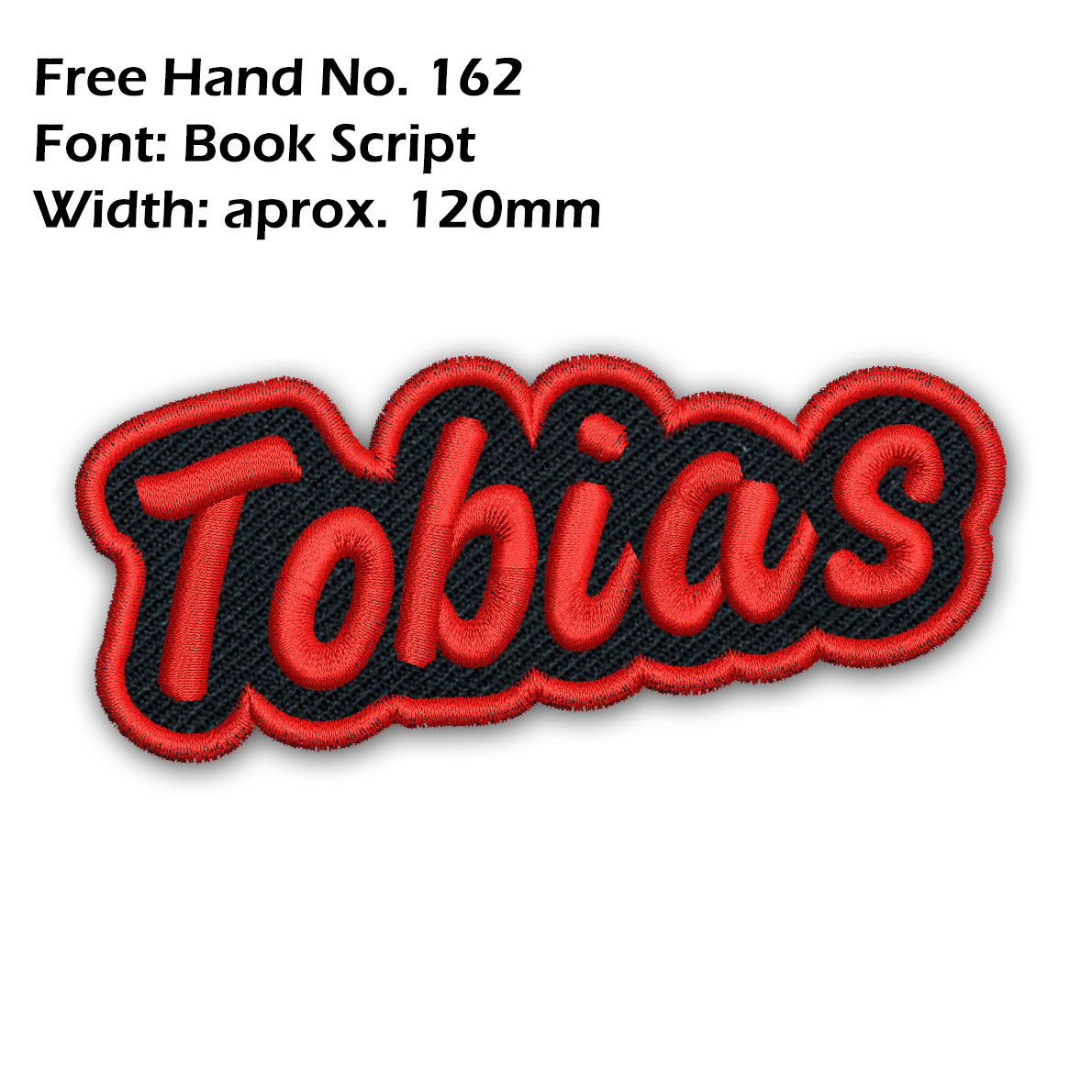 Custom Name Patch Embroidered Iron On Biker MC Tag Motorcycle Airsoft