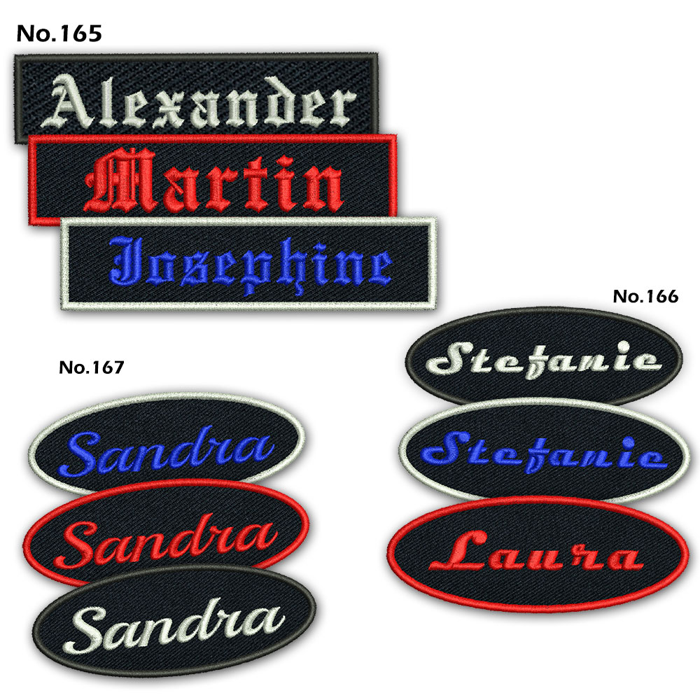 Custom Name Patch Embroidered Iron On Biker MC Tag Motorcycle Airsoft Badge