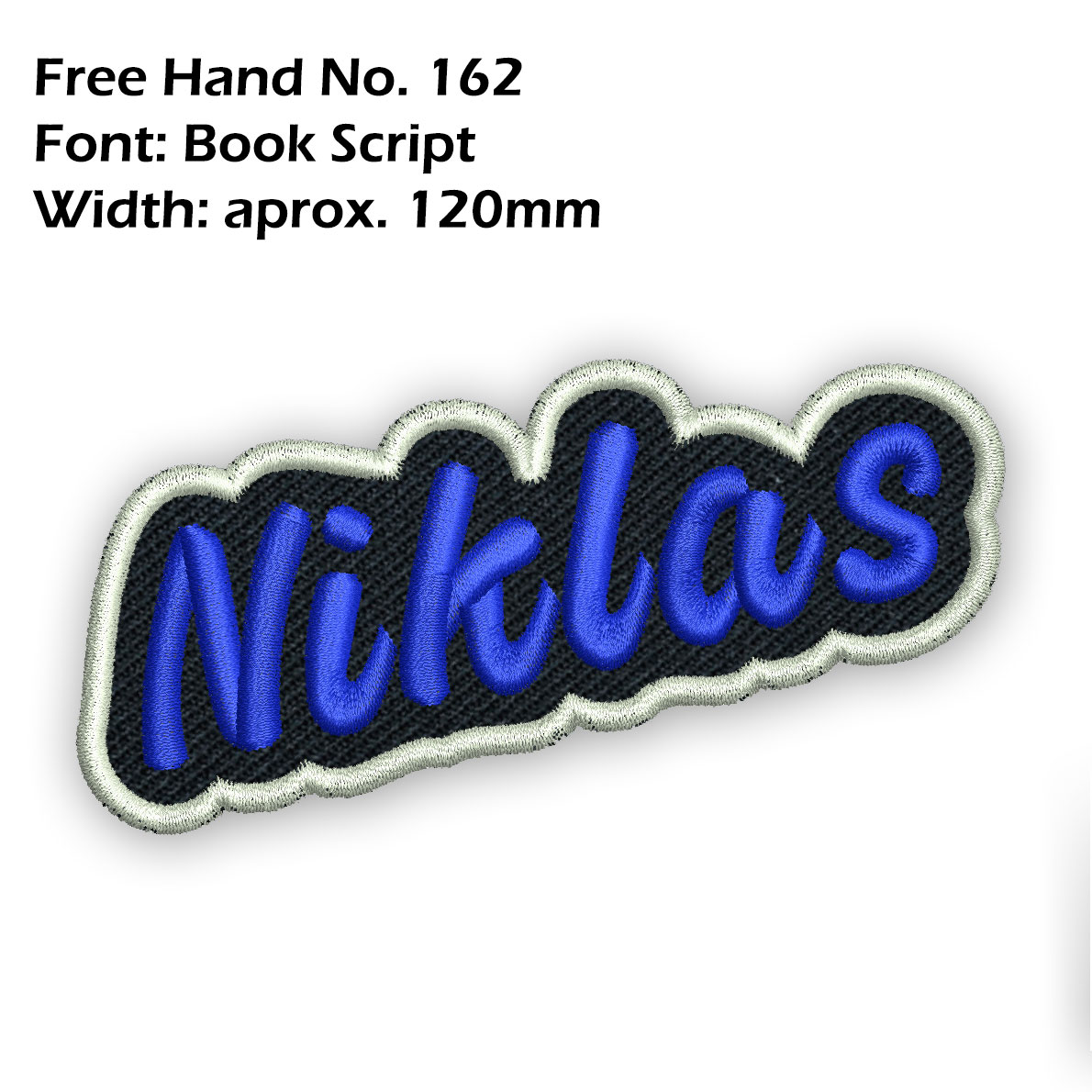 Custom Name Patch Embroidered Iron On Biker MC Tag Motorcycle Airsoft